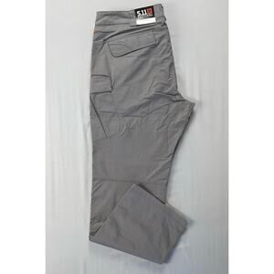 5.11 Tactical Women's Stryke Canvas Cargo Work, Bush Pants. Beige, Size 18R. NWT